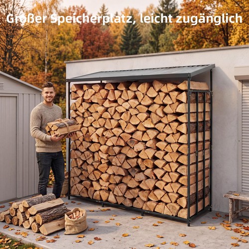 Xxxl kaminholzregal außen - kaminholzregal,
