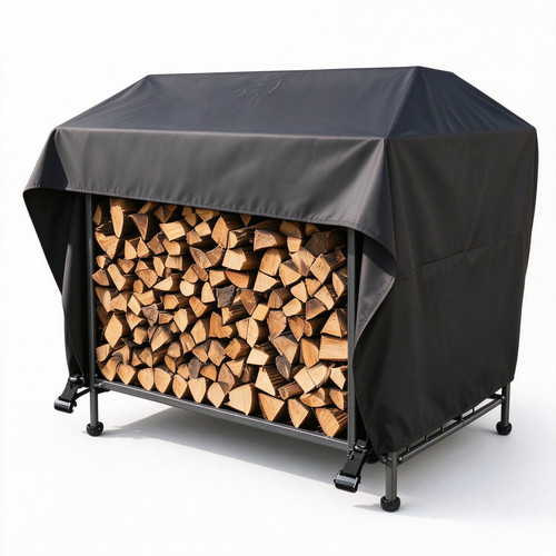 Brennholzregal stahl 244 - stahl,